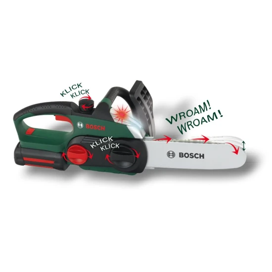 Bosch motorová pila se zvuky a světlem – Klein 238399