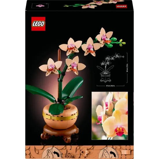LEGO Botanicals Miniaturní orchidej v květináči se zlatými detaily