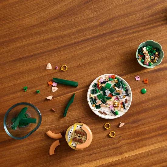 LEGO Botanicals Miniaturní orchidej v květináči se zlatými detaily