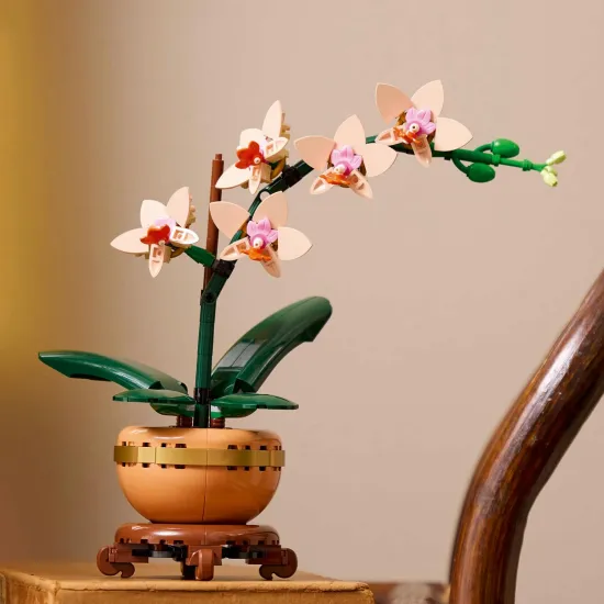 LEGO Botanicals Miniaturní orchidej v květináči se zlatými detaily