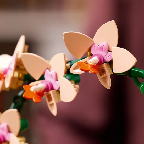 LEGO Botanicals Miniaturní orchidej v květináči se zlatými detaily
