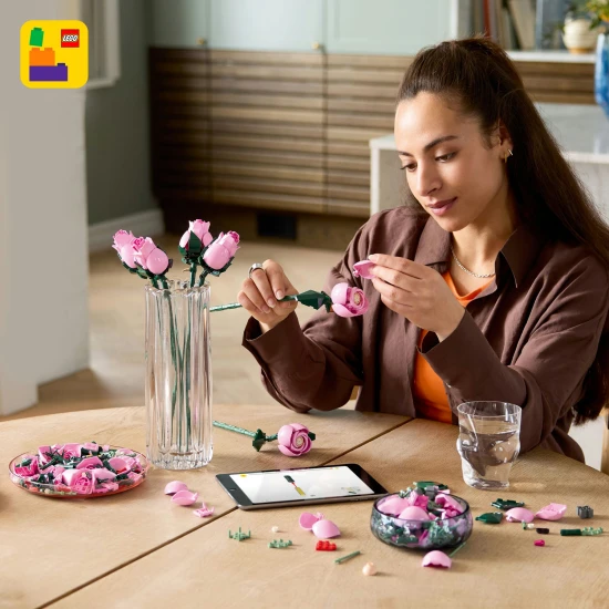 LEGO Botanicals 10374 Kytice růžových růží