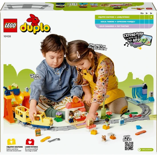 LEGO DUPLO Velký interaktivní komunitní vláček s postavičkami a akčními kostkami