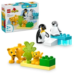 LEGO DUPLO 10442 Rodinky divokých zvířat: Tučňáci a lvi LEGO DUPLO 10442 Rodinky divokých zvířat: Tučňáci a lvi