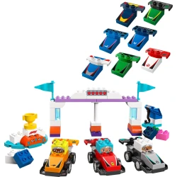 LEGO DUPLO 10445 Závodní auta a řidiči týmu F1® LEGO DUPLO 10445 Závodní auta a řidiči týmu F1®