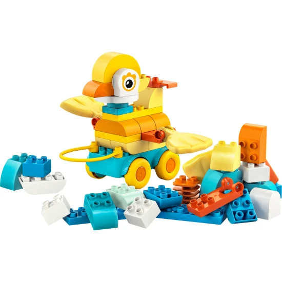 LEGO DUPLO 3 v 1 Zviratka na koleckach 10448 – kachna, ryba a pejsek stavebnice pro deti