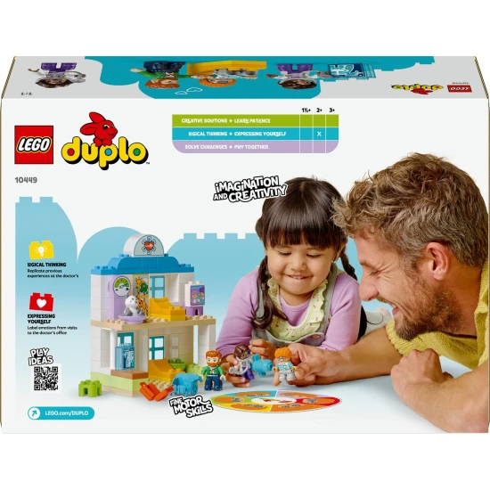 LEGO DUPLO® nemocnice s lékařem, rentgenem a figurkami: Stavebnice pro děti