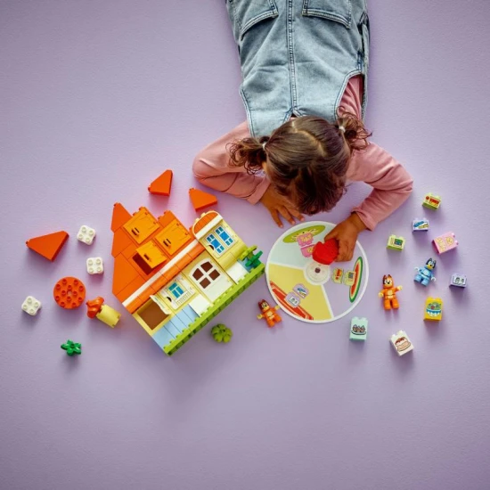 LEGO DUPLO Bluey 10459 – Dům plný zábavy a paměťová hra v jednom