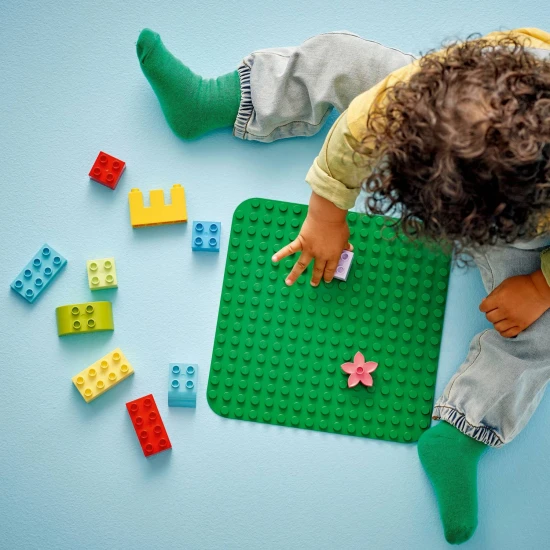 LEGO DUPLO Zelená podložka na stavění o rozměru 16 x 16 výstupky