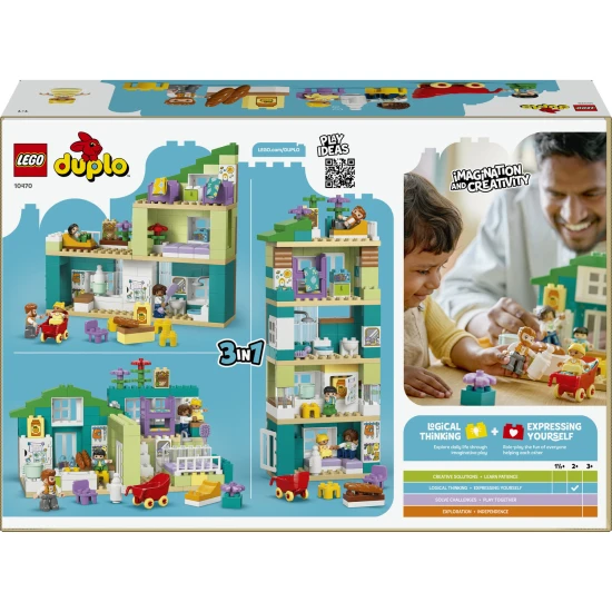 LEGO DUPLO 10470 Moderní rodinný dům 3 v 1 s minifigurkami