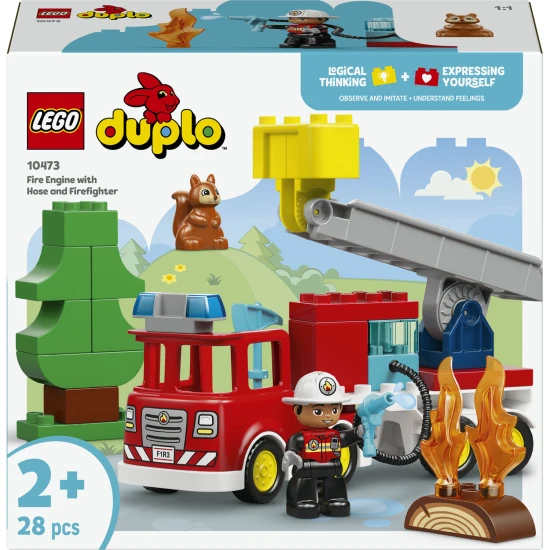 LEGO DUPLO 10473 Hasičské auto s hadicí a hasičem
