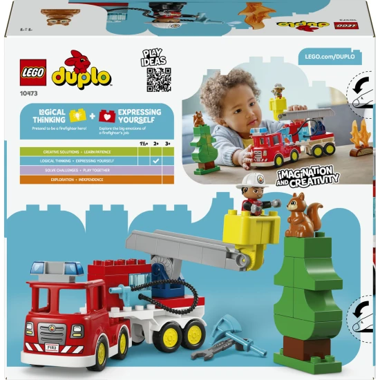 LEGO DUPLO 10473 Hasičské auto s hadicí a hasičem