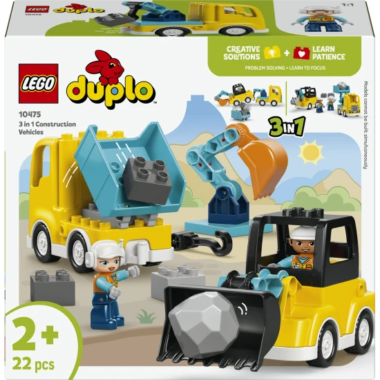 LEGO DUPLO 10475 Stavební vozidla 3 v 1