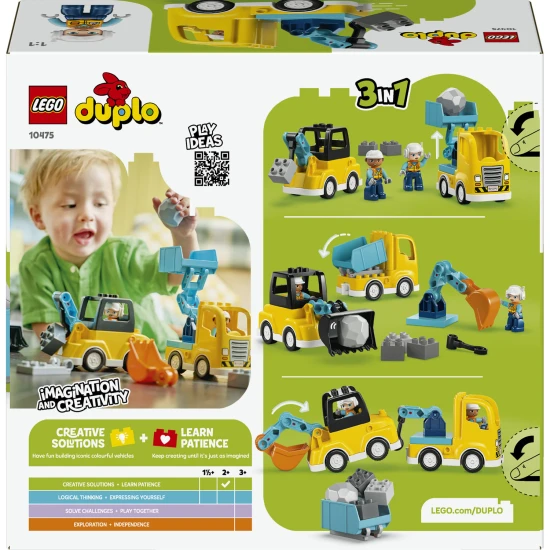 LEGO DUPLO 10475 Stavební vozidla 3 v 1