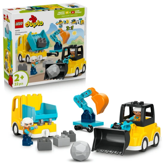 LEGO DUPLO 10475 Stavební vozidla 3 v 1
