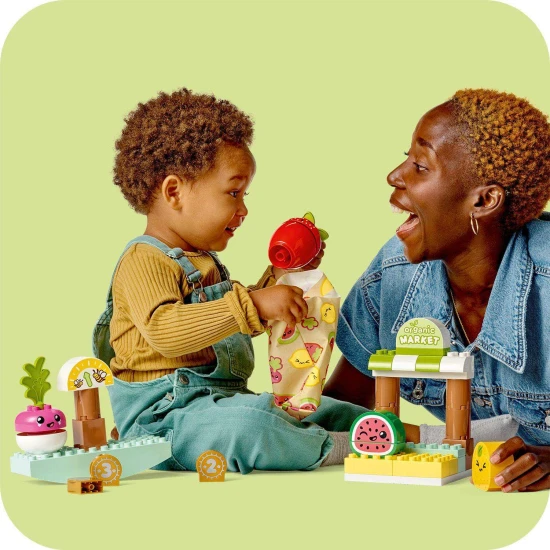 Rozkošný farmářský trh ukáže dětem, jak se nakupuje.