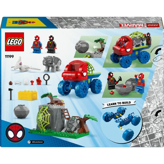 LEGO MARVEL 11199 Spideyho tým a záchrana dinosaurů s truckem LEGO® Marvel 11199: Spideyho tým a záchrana dinosaurů s truckem – Akční minifigurky a dinosauři.
