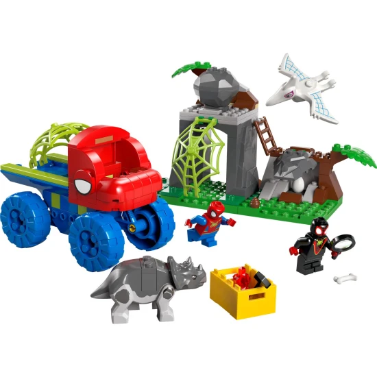 LEGO MARVEL 11199 Spideyho tým a záchrana dinosaurů s truckem LEGO® Marvel 11199: Spideyho tým a záchrana dinosaurů s truckem – Akční minifigurky a dinosauři.