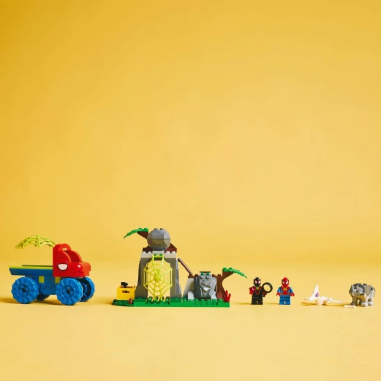 LEGO MARVEL 11199 Spideyho tým a záchrana dinosaurů s truckem LEGO® Marvel 11199: Spideyho tým a záchrana dinosaurů s truckem – Akční minifigurky a dinosauři.