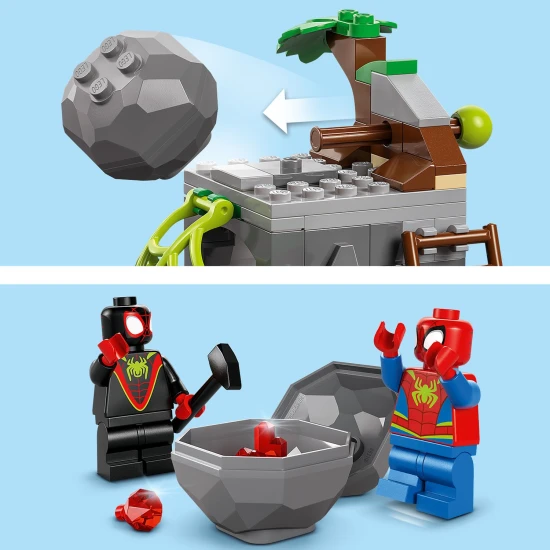 LEGO MARVEL 11199 Spideyho tým a záchrana dinosaurů s truckem LEGO® Marvel 11199: Spideyho tým a záchrana dinosaurů s truckem – Akční minifigurky a dinosauři.