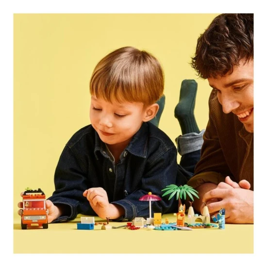LEGO Bluey 11202 – Rodinný výlet na pláž pro malé dobrodruhy
