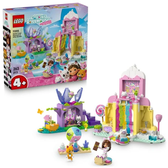LEGO Gabby 11205 – Sladká hora a Kočičí zahrada plná zábavy