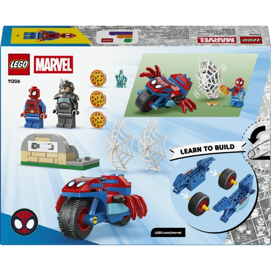 LEGO Marvel 11206 Spidey na motorce vs. Rhino