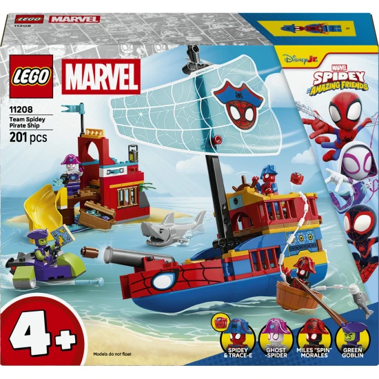 LEGO Marvel 11208 Pirátská loď Spideyho týmu
