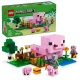LEGO Minecraft Domeček prasátka 21268 – stavebnice s prasátkem, piglinem a farmou pro děti