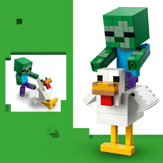 LEGO Minecraft 21582 Kuřecí žokej
