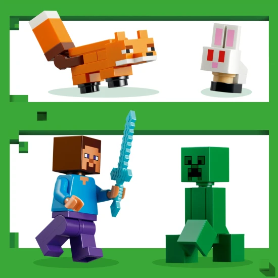 LEGO Minecraft 21583 Steve a dobrodružství v tajze