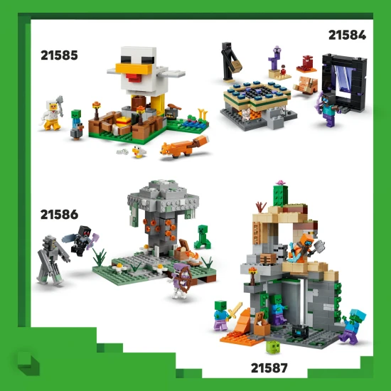 LEGO Minecraft 21583 Steve a dobrodružství v tajze