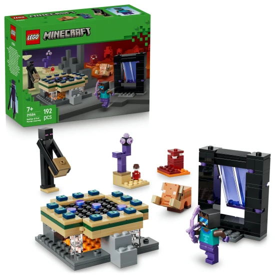 LEGO Minecraft 21584 Cesta portálem do Netheru a Endu