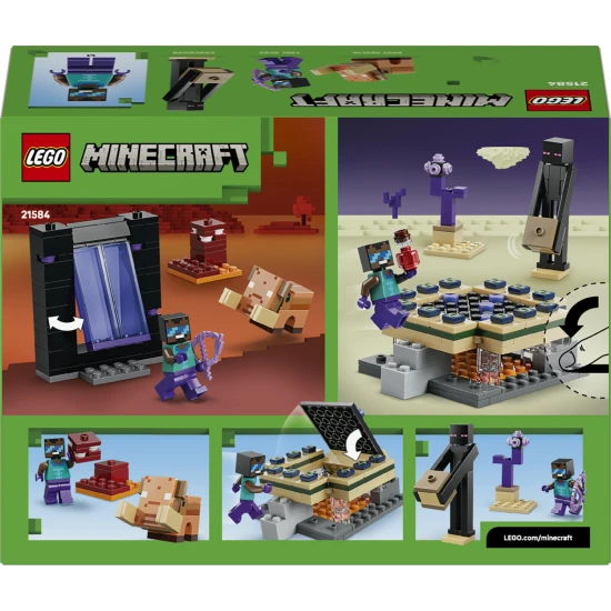 LEGO Minecraft 21584 Cesta portálem do Netheru a Endu