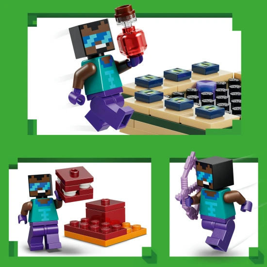 LEGO Minecraft 21584 Cesta portálem do Netheru a Endu