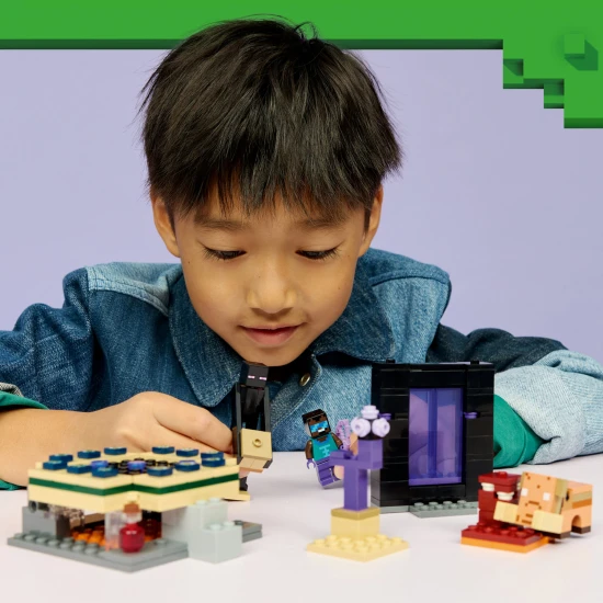 LEGO Minecraft 21584 Cesta portálem do Netheru a Endu