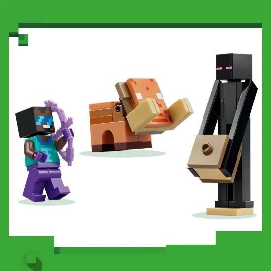 LEGO Minecraft 21584 Cesta portálem do Netheru a Endu