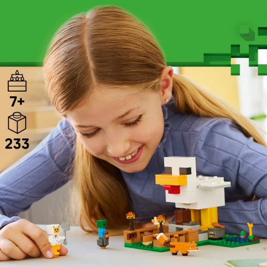 LEGO Minecraft 21585 Slepičí farma LEGO Minecraft 21585 Slepičí farma
