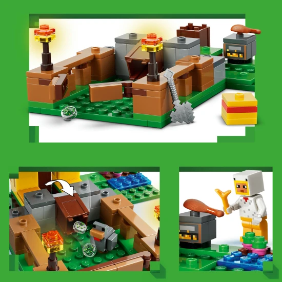 LEGO Minecraft 21585 Slepičí farma LEGO Minecraft 21585 Slepičí farma