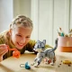 Kreativní stavění se stavebnicí LEGO Creator – kočka, pejsek a holub 