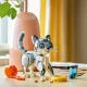 Kreativní stavění se stavebnicí LEGO Creator – kočka, pejsek a holub 