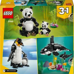 LEGO CREATOR 31165 Divoká zvířata: Pandí rodinka
