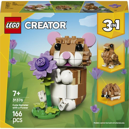 LEGO CREATOR 31376 Roztomilý křeček s květinou