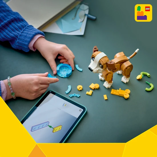 LEGO CREATOR 31382 Roztomilá zvířátka: Hravé štěňátko