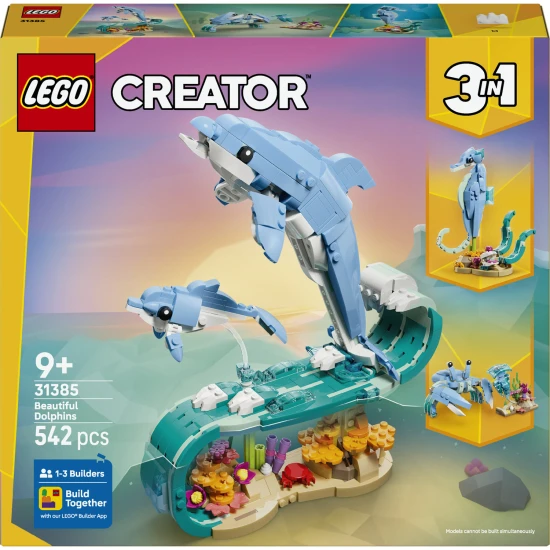 LEGO CREATOR 31385 Mořští živočichové Krásní delfíni