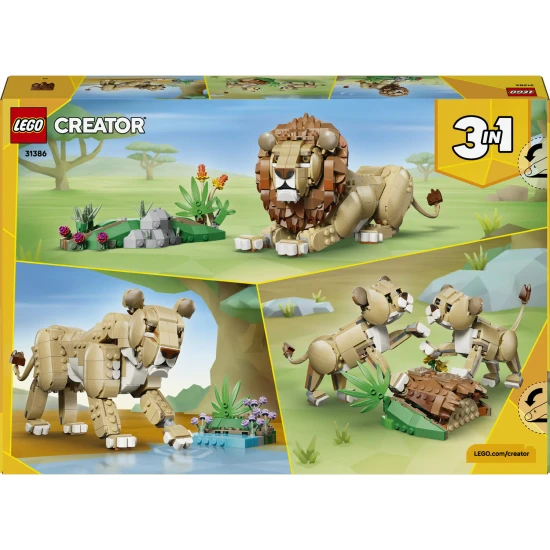 LEGO Creator 31386 Divoká zvířata: Majestátní lev LEGO Creator 31386 Divoká zvířata: Majestátní lev