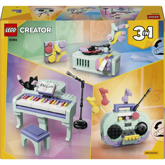 LEGO Creator 31392 Hudební dekorace: Klavír s kočkou