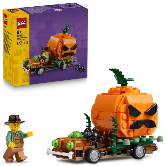 LEGO 40822 Pick-up s halloweenskými dýněmi