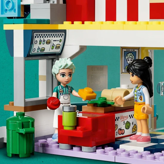 LEGO Friends Bistro v centru městečka Heartlake LEGO Friends Bistro v městečku Heartlake – zábava pro děti od 6 let