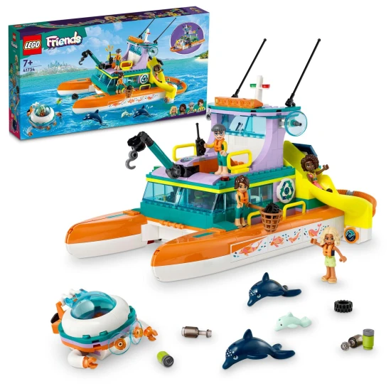 LEGO Friends Námořní záchranná loď – dobrodružství na vodě 